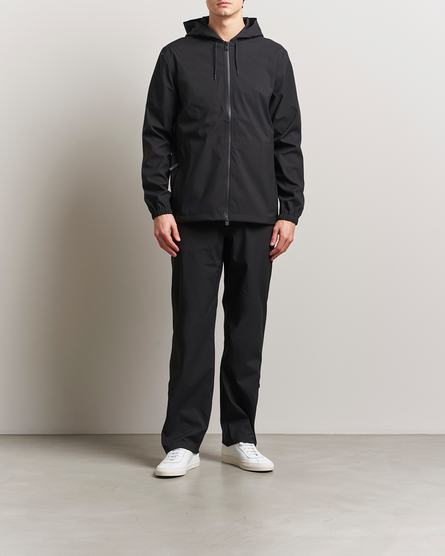Homme | Manteaux Et Vestes | RAINS | Suva Hooded Waterproof Jacket Black