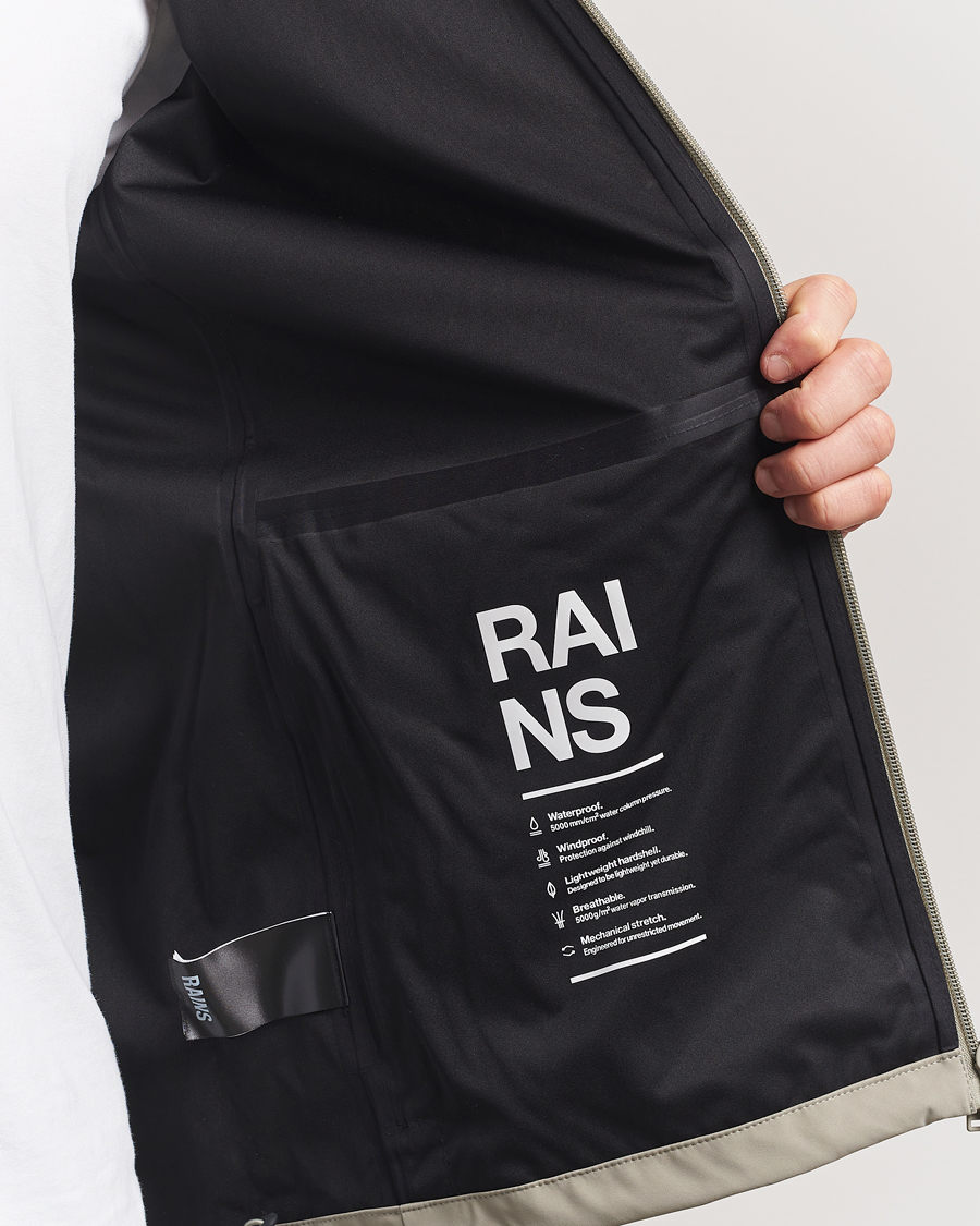 Homme | Manteaux Et Vestes | RAINS | Suva Hooded Waterproof Jacket Drift