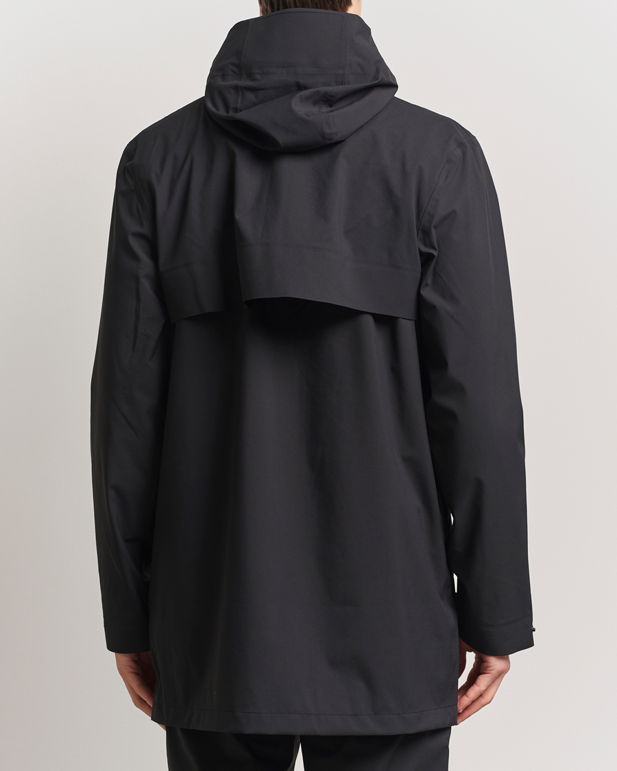 Homme | Manteaux Et Vestes | RAINS | Suva Hooded Waterproof Long Jacket Black