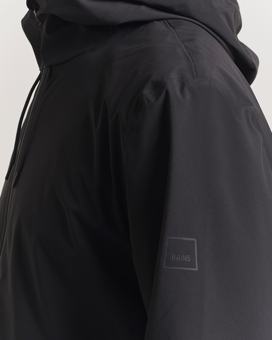 Homme | Manteaux Et Vestes | RAINS | Suva Hooded Waterproof Long Jacket Black
