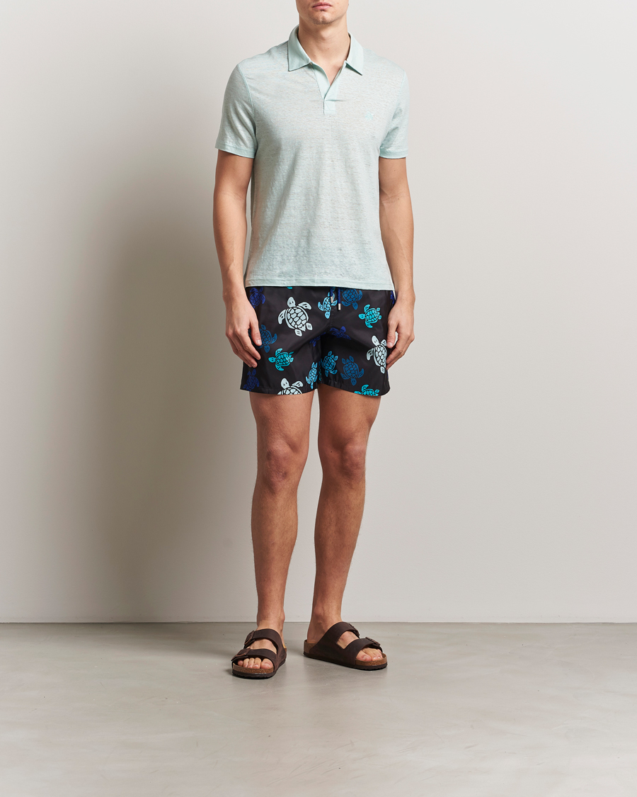 Homme | Maillots De Bain | Vilebrequin | Mahina Swimshorts Noir
