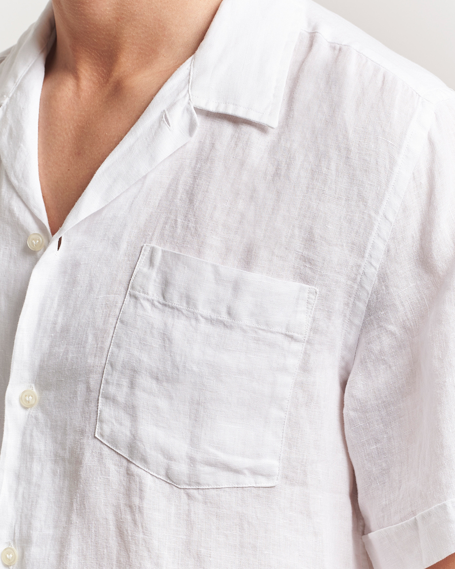 Homme | Chemises | Vilebrequin | Charli Resort Short Sleeve Shirt Blanc