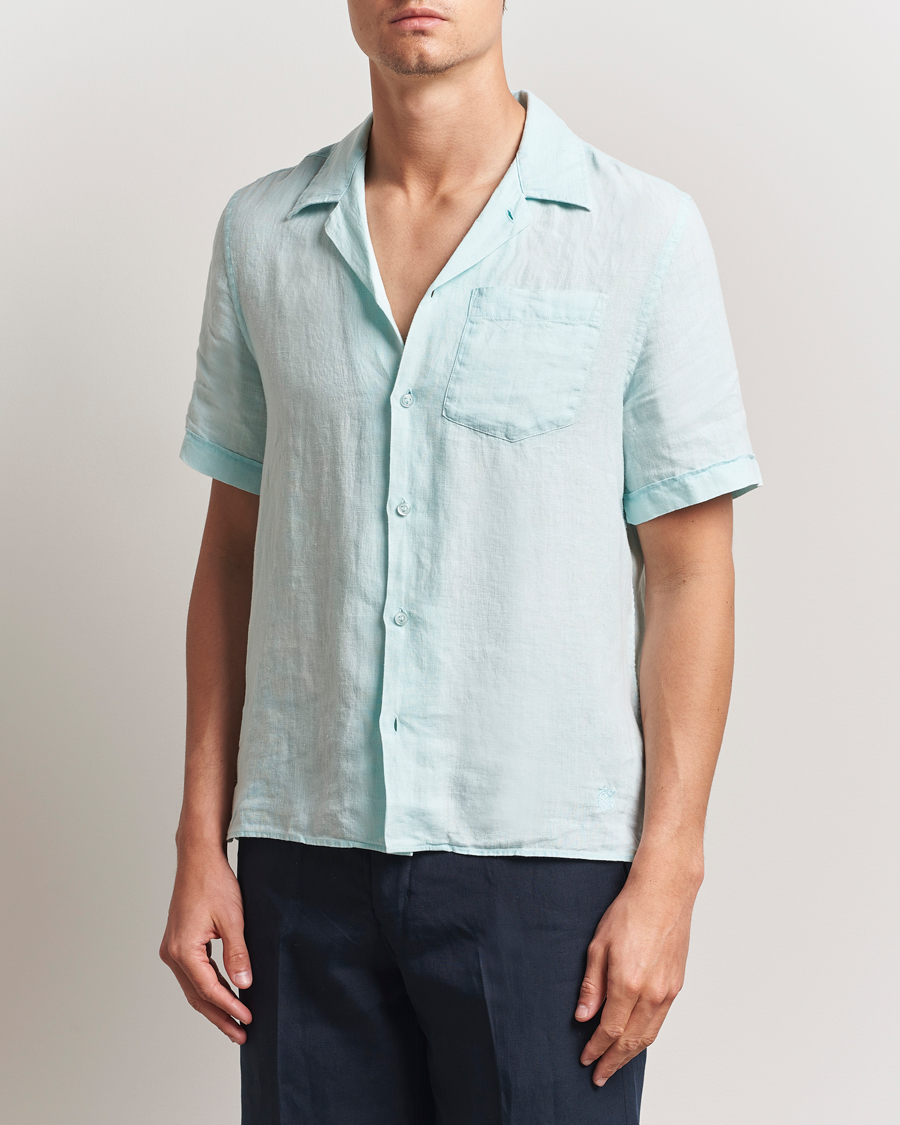 Homme | Chemises | Vilebrequin | Charli Resort Short Sleeve Shirt Pacific