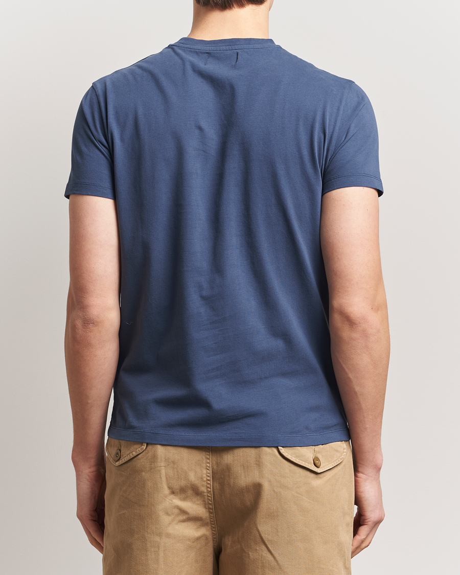 Homme | T-shirts | Vilebrequin | Portisol Embroidered T-Shirt Bleu Marine