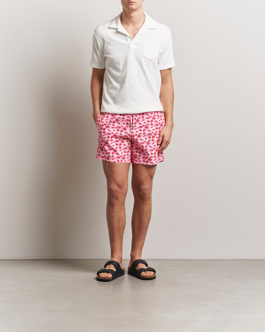 Homme | Maillots De Bain | Vilebrequin | Moorea Swimshorts Pivoine