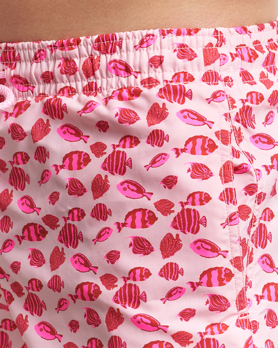 Homme | Maillots De Bain | Vilebrequin | Moorea Swimshorts Pivoine