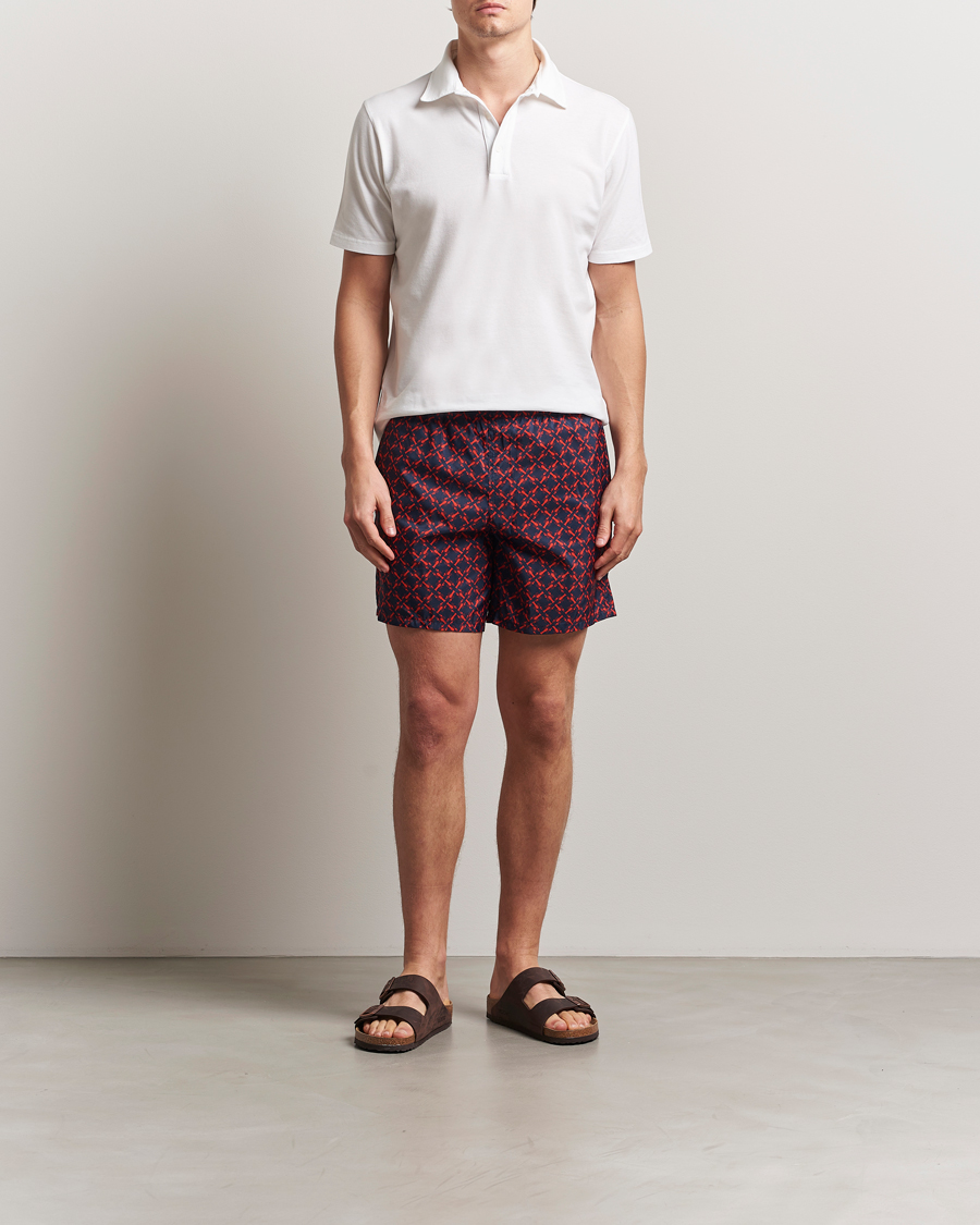 Homme | Maillots De Bain | Vilebrequin | Mahina Swimshorts Bleu Marine