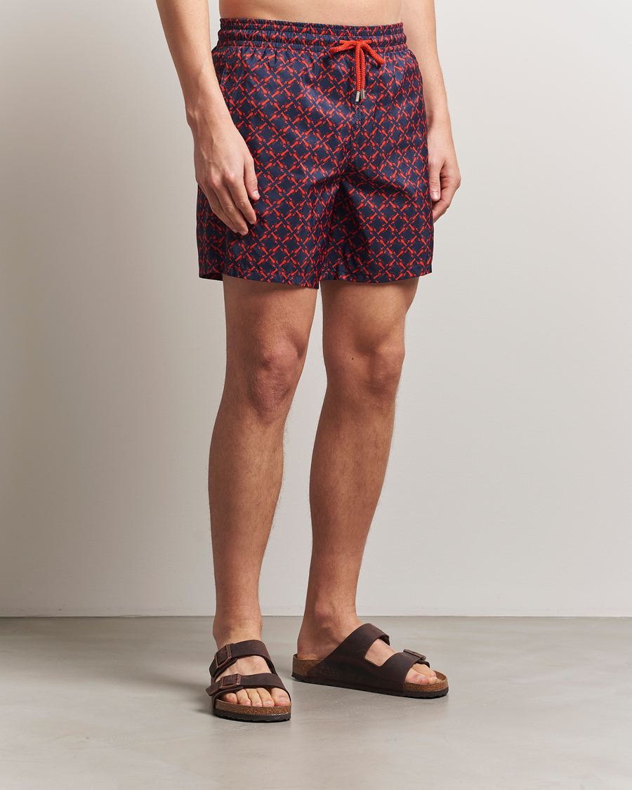 Homme | Maillots De Bain | Vilebrequin | Mahina Swimshorts Bleu Marine