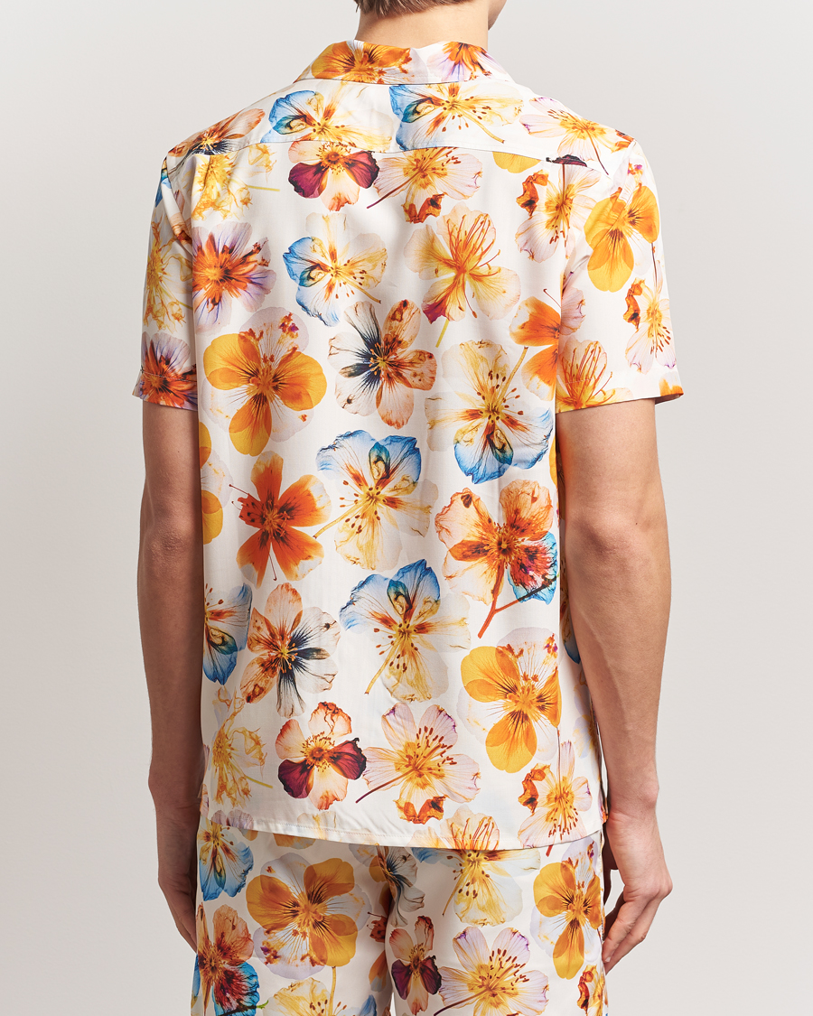 Homme | Chemises | Orlebar Brown | Hibbert Oshibana Printed Shirt White Sand