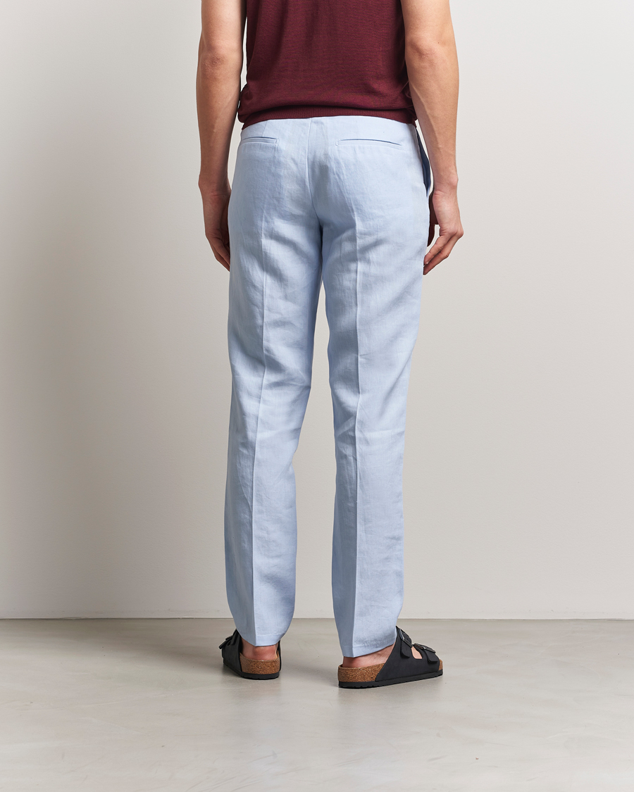 Homme | Pantalons | Orlebar Brown | Griffon Linen Trousers Springwater Blue