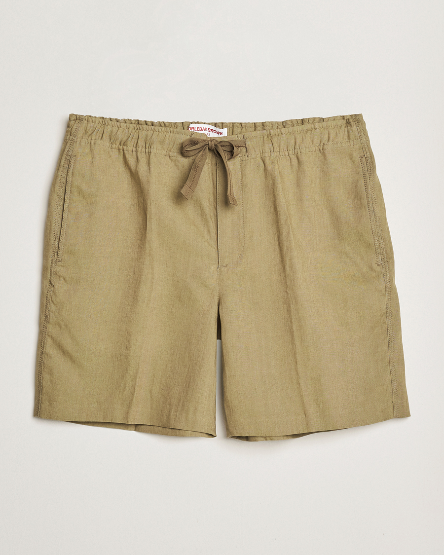 Homme | Shorts | Orlebar Brown | Alex Linen Shorts Agave Green