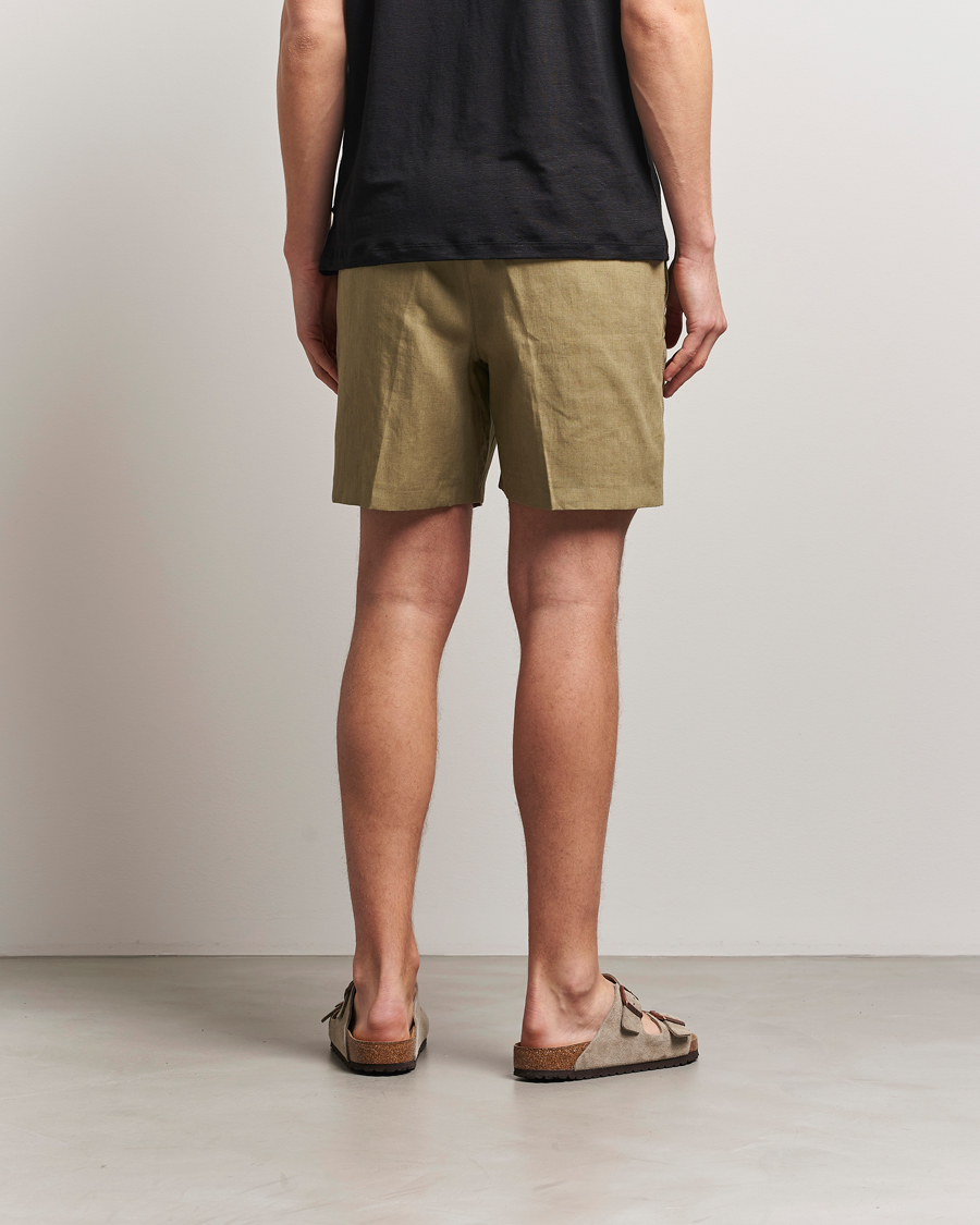 Homme | Shorts | Orlebar Brown | Alex Linen Shorts Agave Green