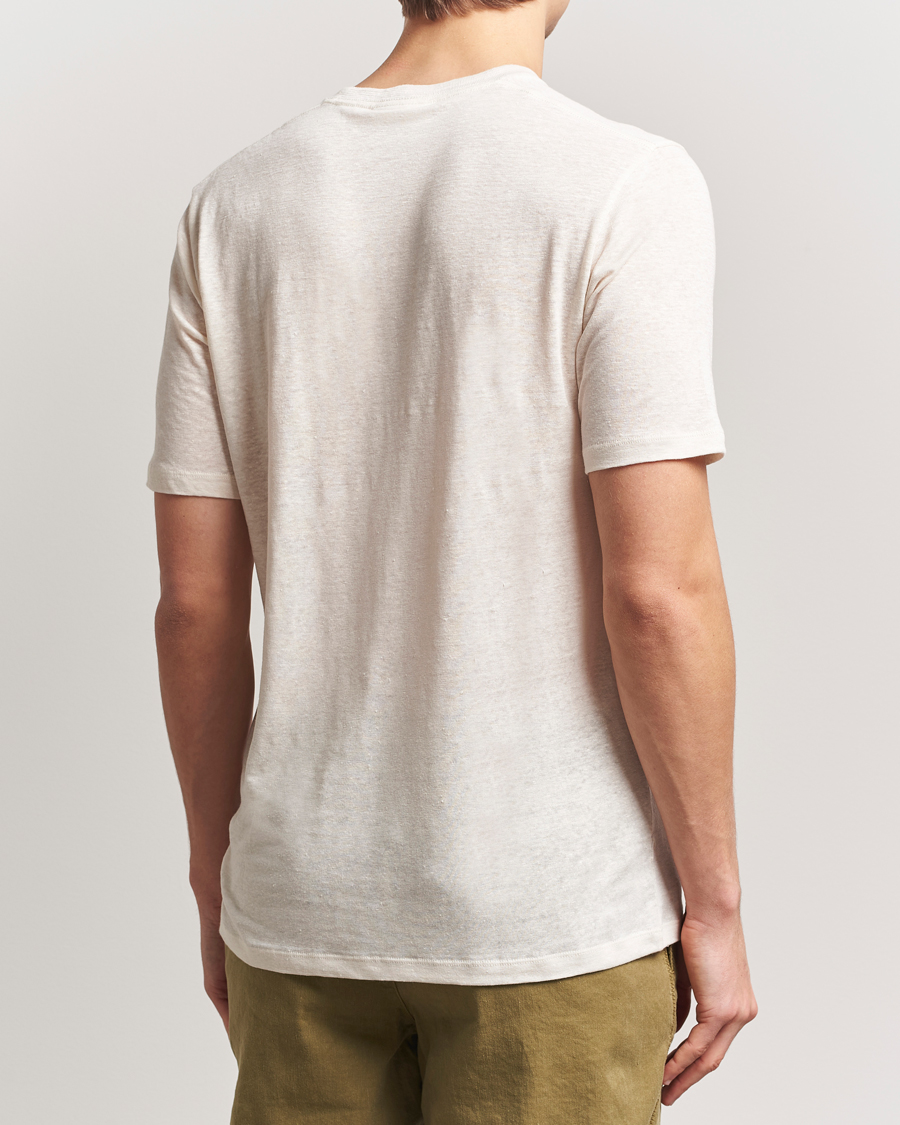Homme | T-shirts | Orlebar Brown | Standard Linen T-Shirt Latte