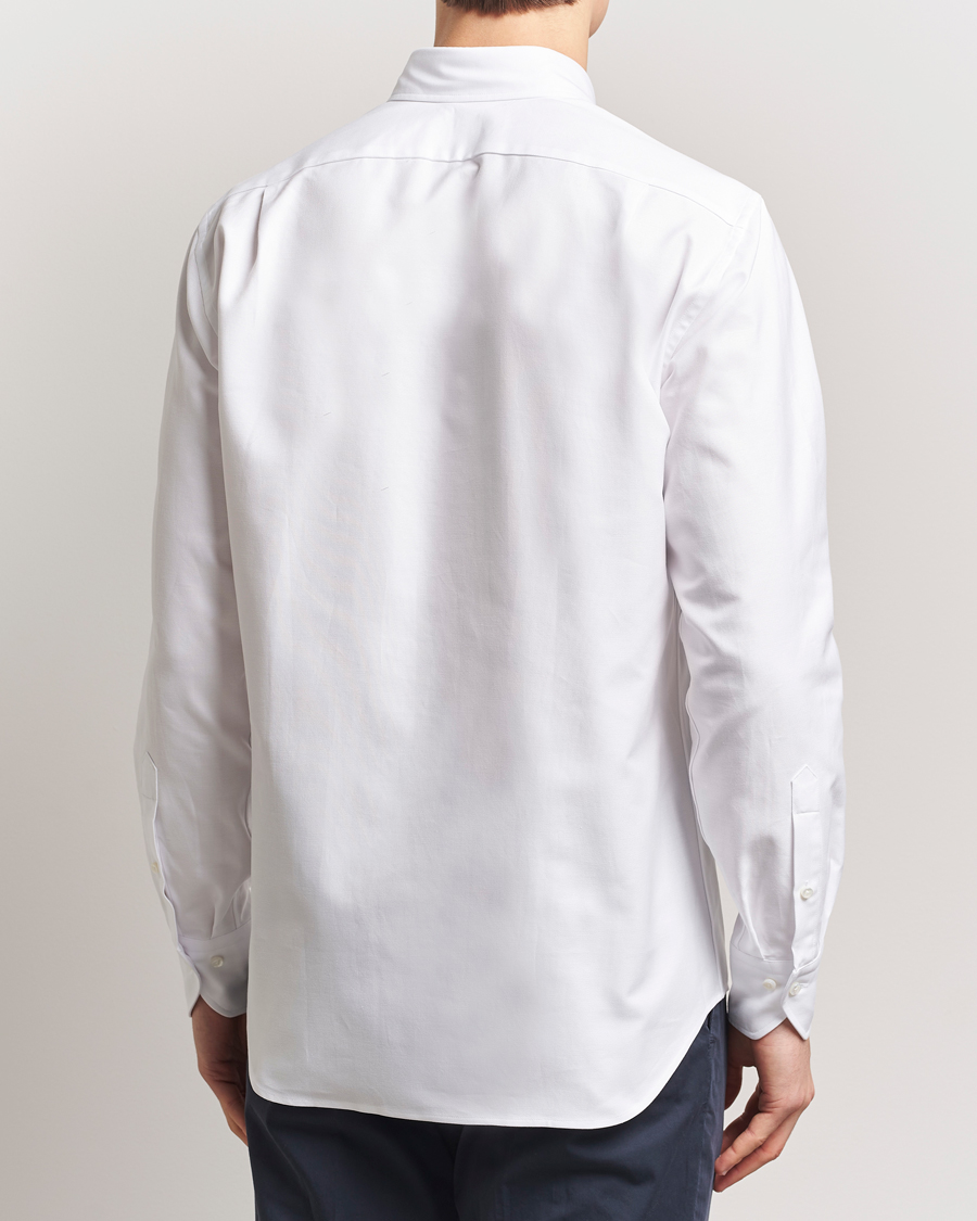 Homme | Chemises | Stenströms | Fitted Body Heavy Oxford Shirt White