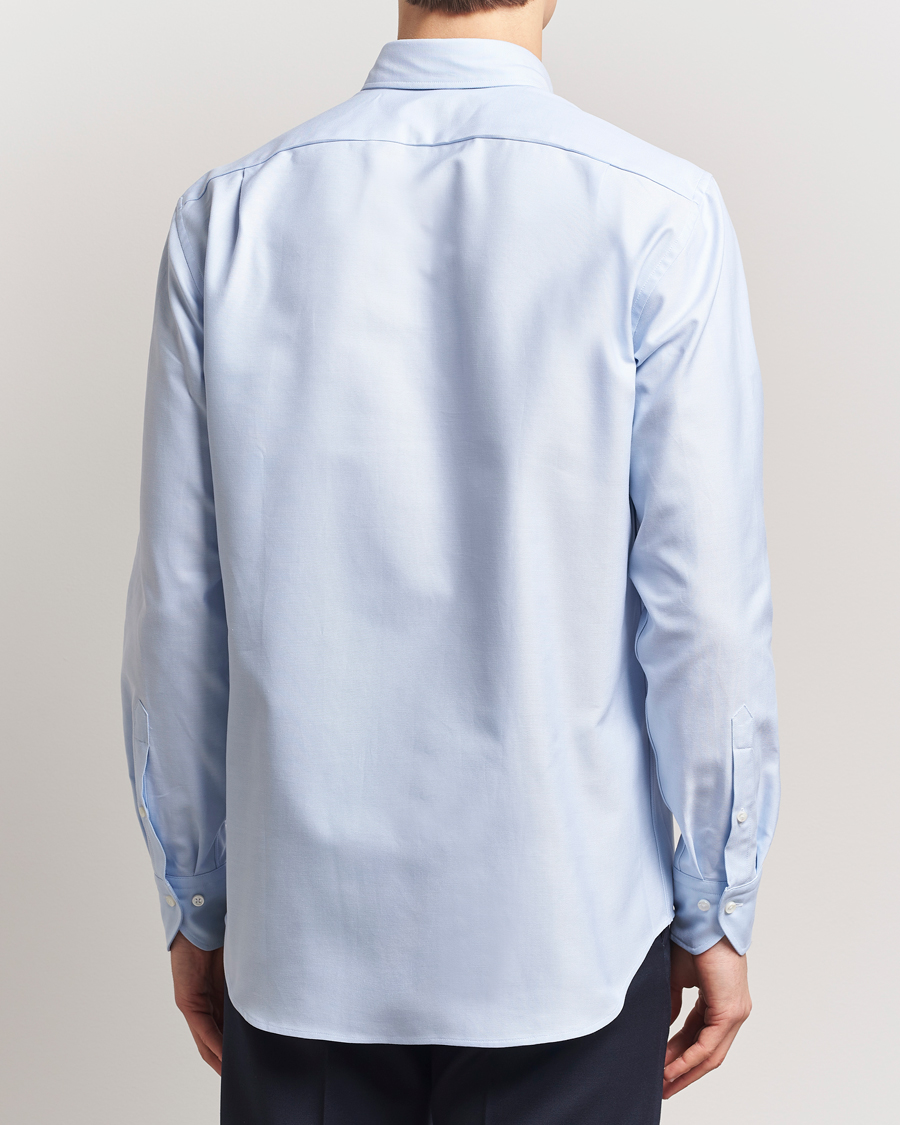 Homme | Chemises | Stenströms | Fitted Body Heavy Oxford Shirt Blue