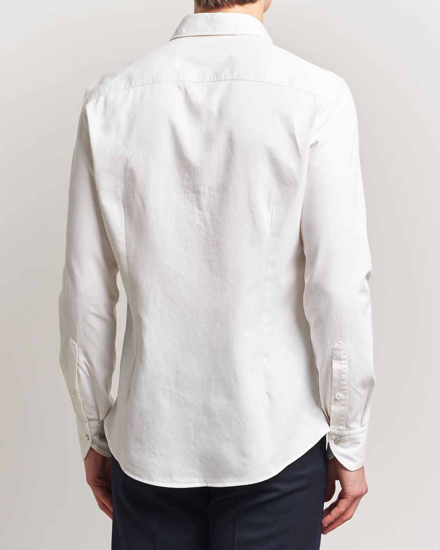 Homme | Chemises | Stenströms | Slimline Double Pocket Shirt White