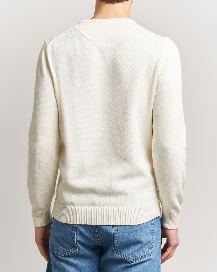 Homme | Pulls Et Tricots | Stenströms | Organic Cotton Knitted Sweater White