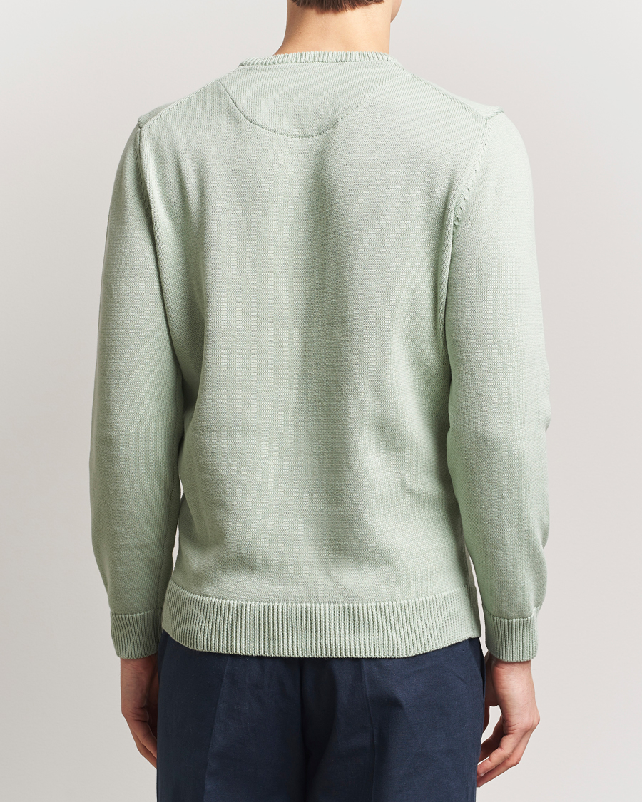 Homme | Pulls Et Tricots | Stenströms | Organic Cotton Knitted Sweater Mint Green