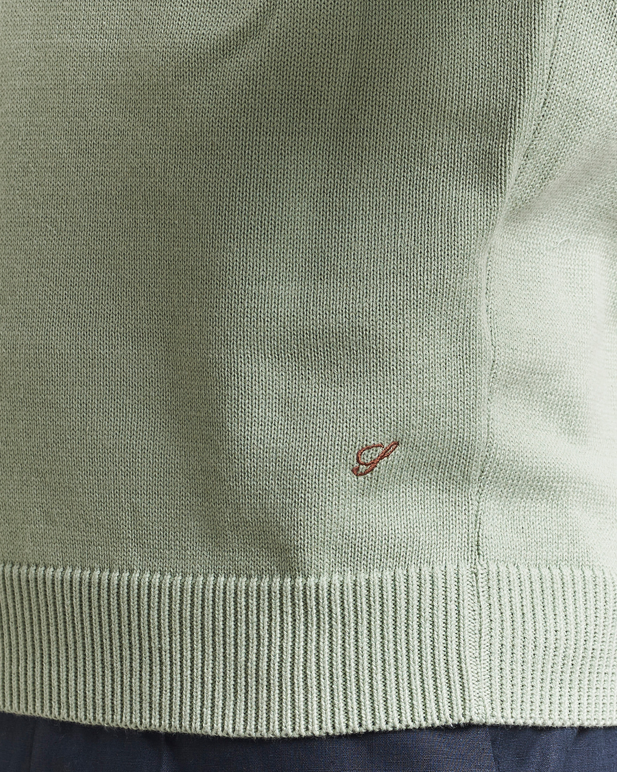 Homme | Pulls Et Tricots | Stenströms | Organic Cotton Knitted Sweater Mint Green