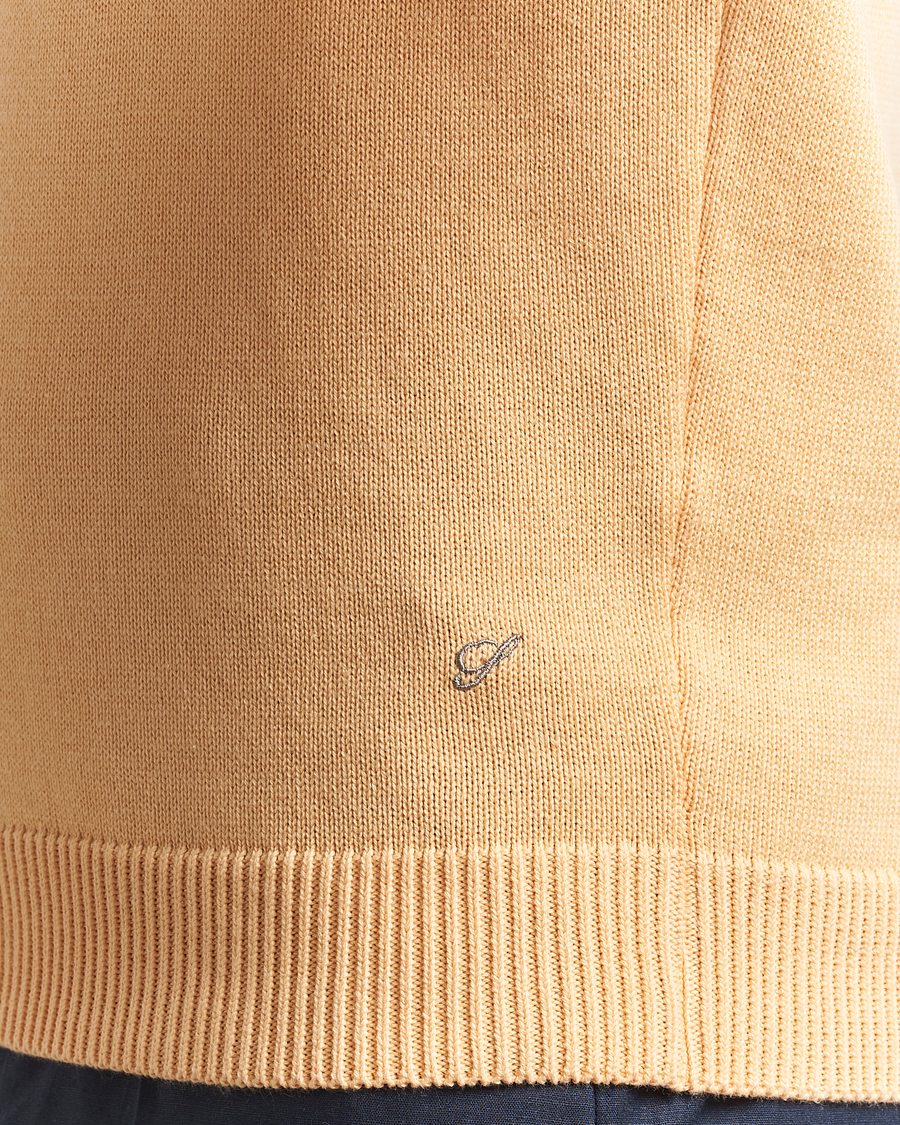 Homme | Pulls Et Tricots | Stenströms | Organic Cotton Knitted Sweater Orange