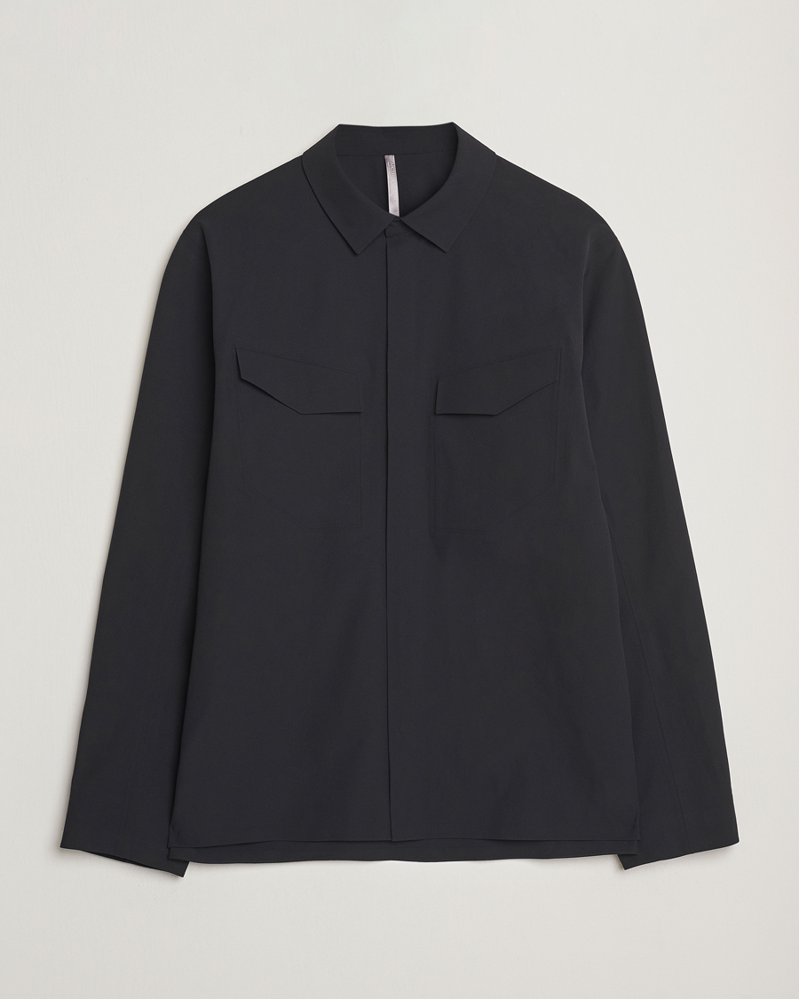 Homme | Chemises | Arc'teryx Veilance | Field Long Sleeve Stretch Shirt Black