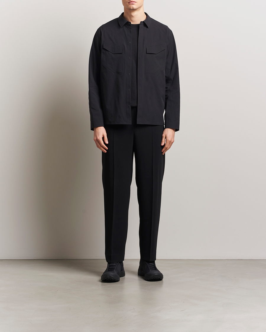 Homme | Chemises | Arc'teryx Veilance | Field Long Sleeve Stretch Shirt Black