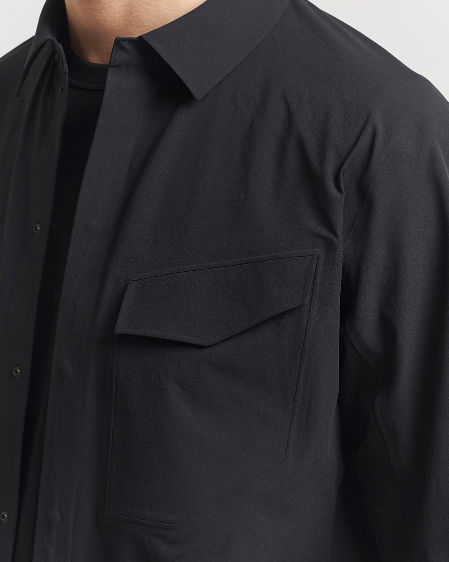 Homme | Chemises | Arc'teryx Veilance | Field Long Sleeve Stretch Shirt Black