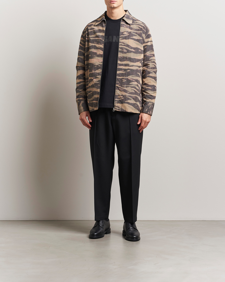 Homme | Chemises | Jil Sander | Zip Shirt Jacket Camouflage
