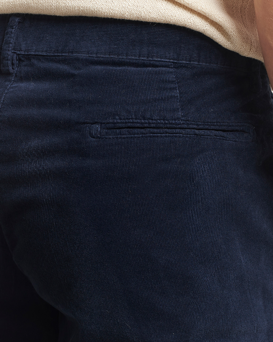 Homme | Shorts | Massimo Alba | Vela Baby Corduroy Shorts Navy