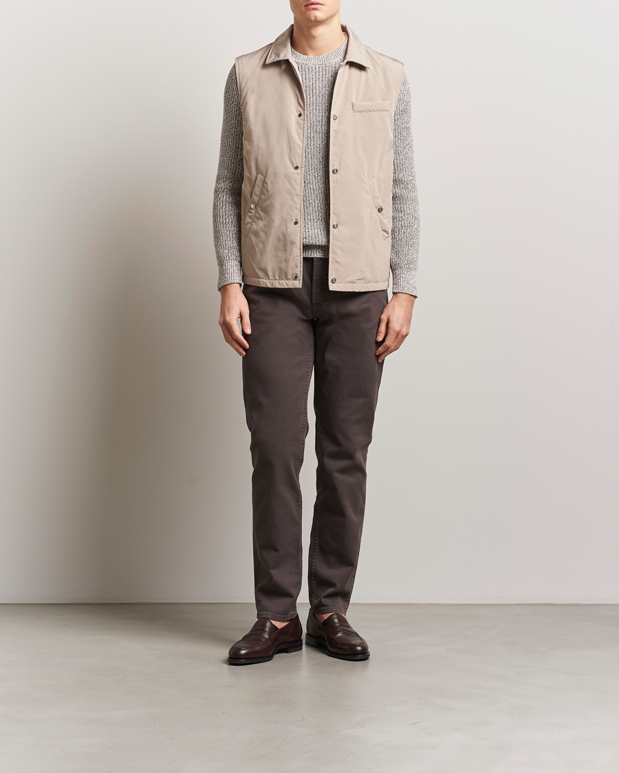 Homme | Manteaux Et Vestes | Brunello Cucinelli | Padded Nylon Gilet Beige