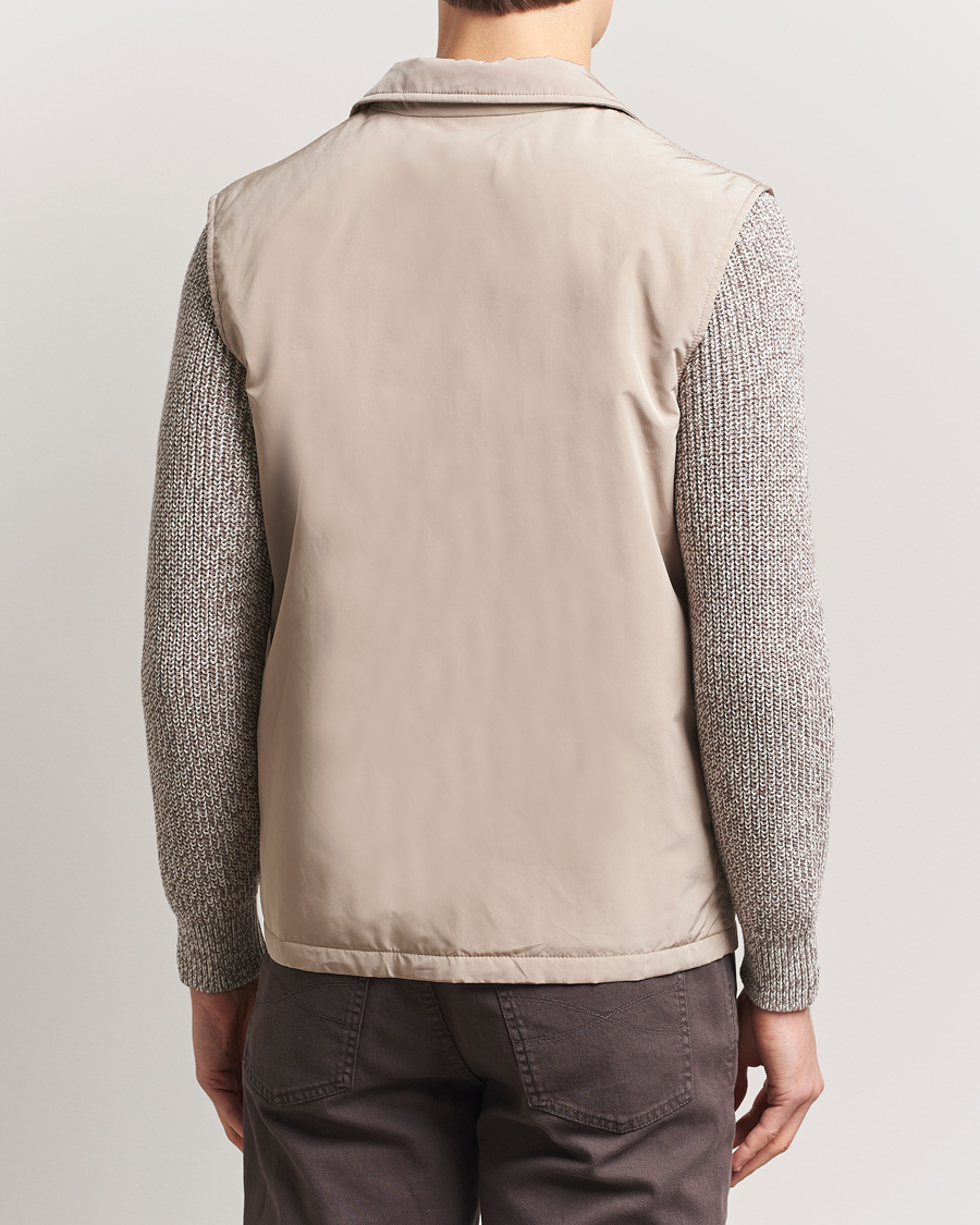 Homme | Manteaux Et Vestes | Brunello Cucinelli | Padded Nylon Gilet Beige