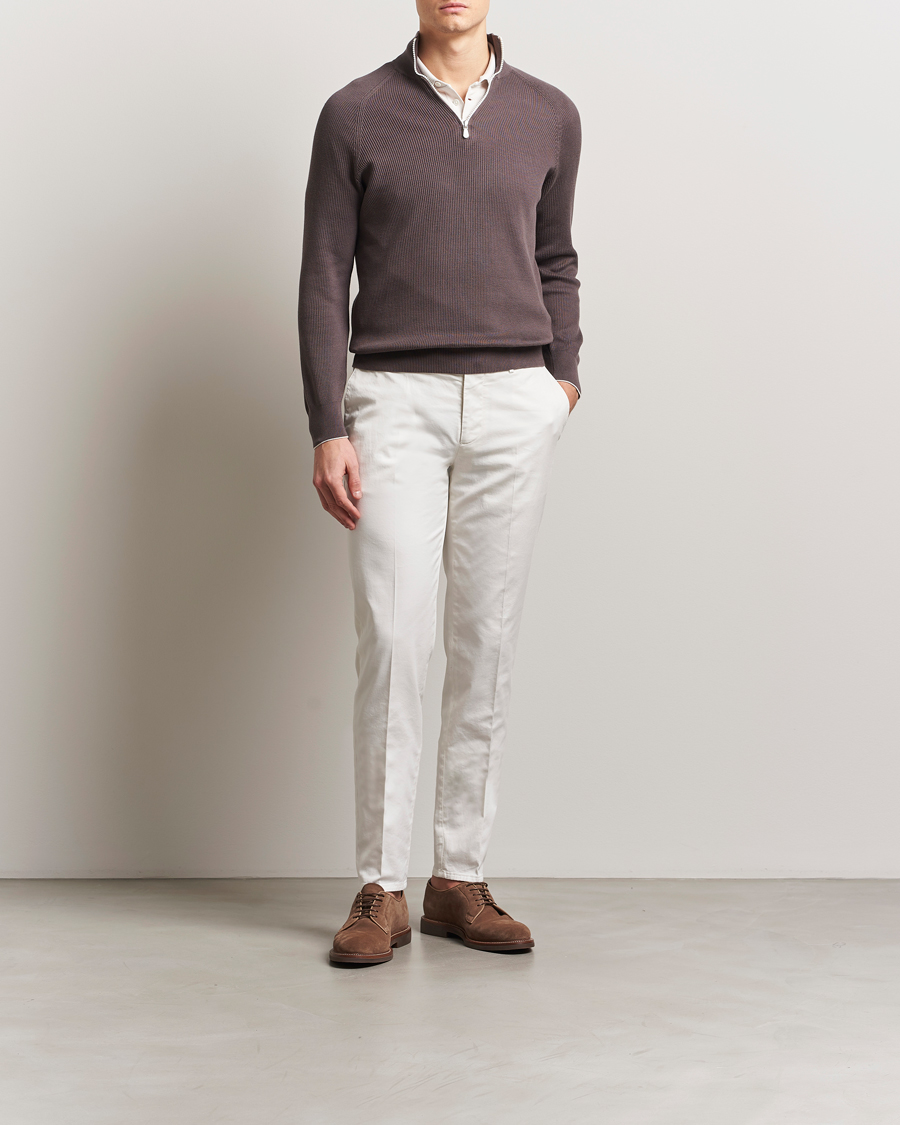 Homme | Pantalons | Brunello Cucinelli | Slim Fit Chinos Off White