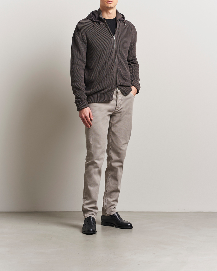 Homme | Pantalons | Brunello Cucinelli | Slim Fit Bull Denim Pants Grey