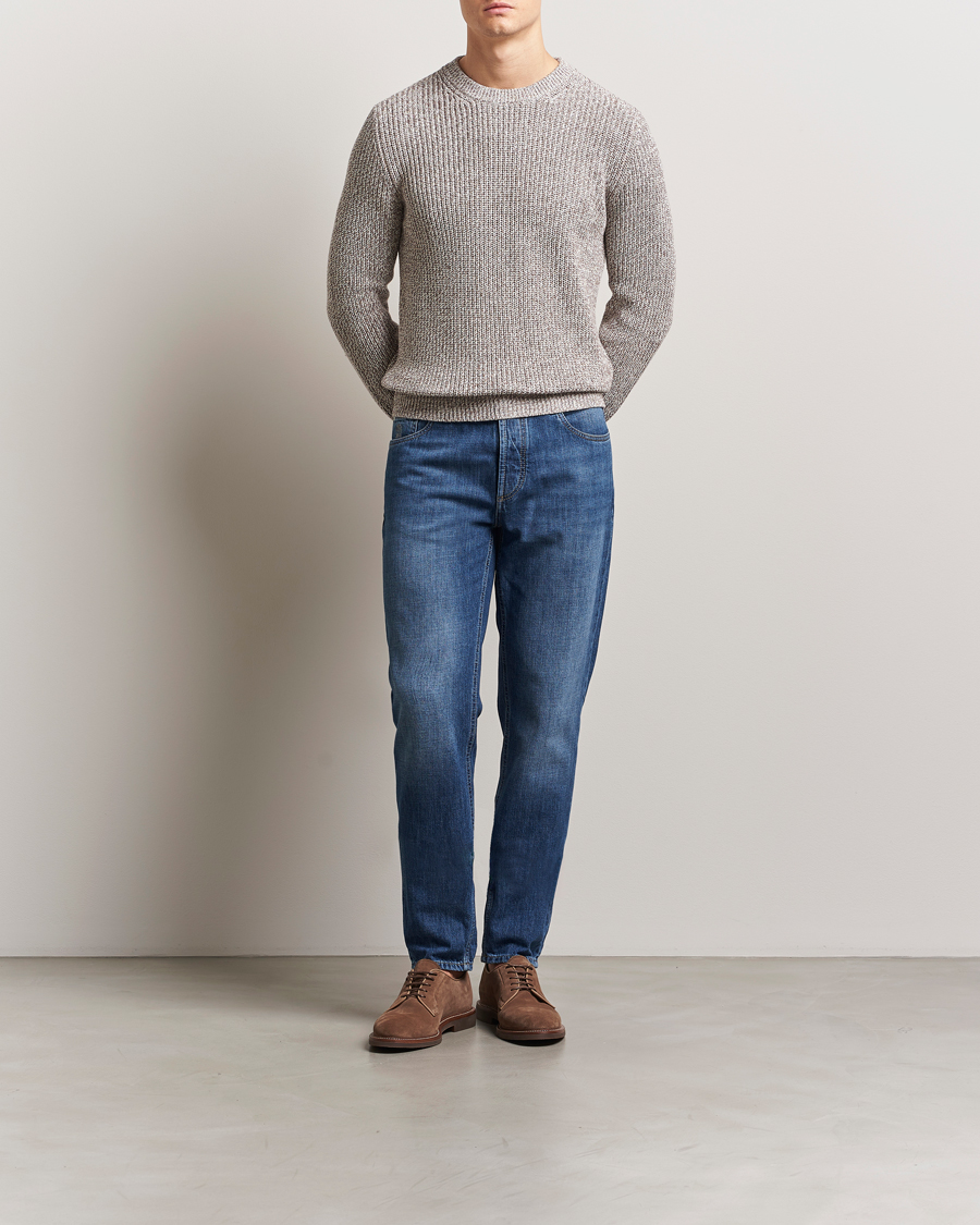Homme | Pantalons | Brunello Cucinelli | Traditional Fit Jeans Medium Wash