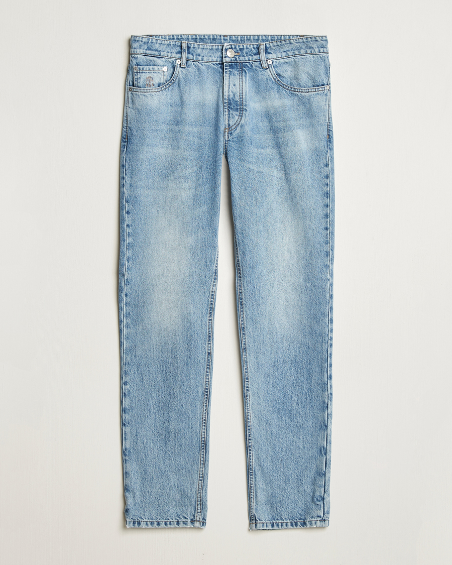 Homme | Jeans | Brunello Cucinelli | Traditional Fit Jeans Light Denim