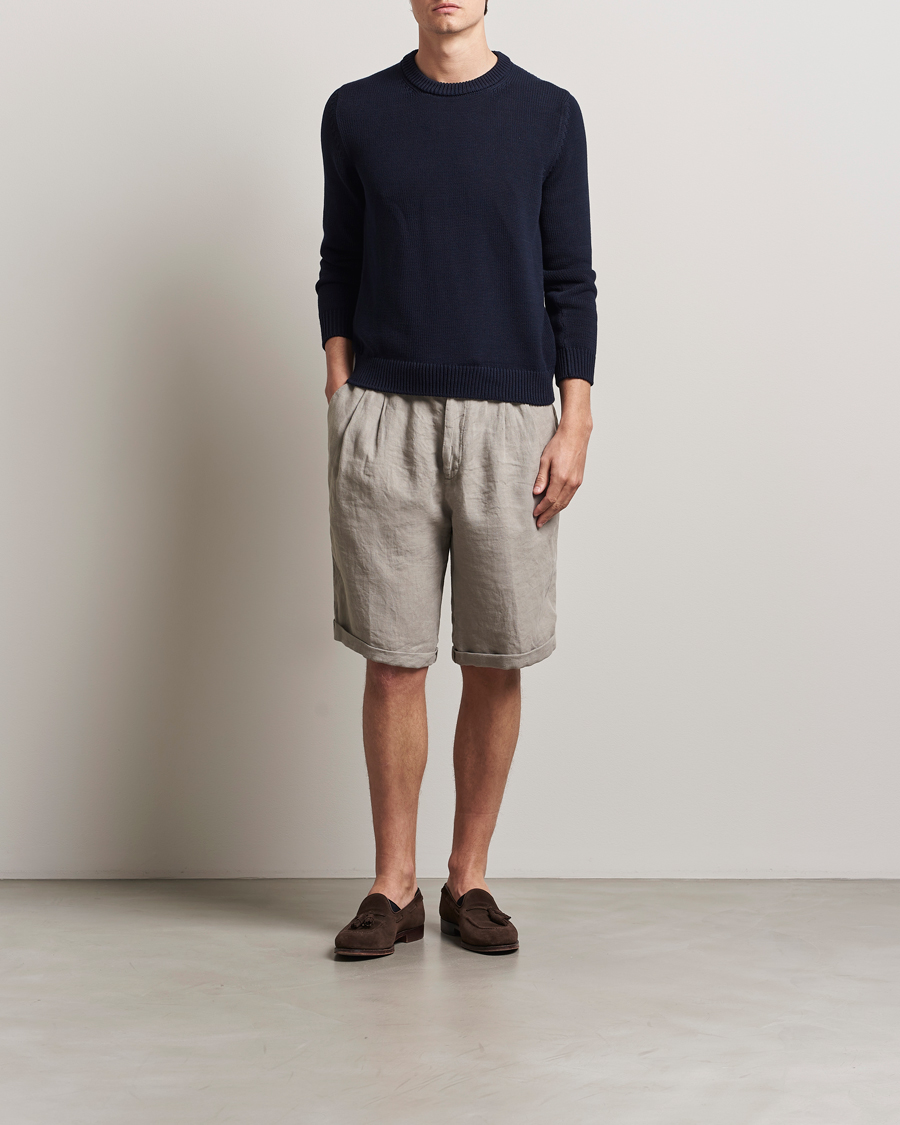 Homme | Shorts | Brunello Cucinelli | Drawstring Shorts Khaki