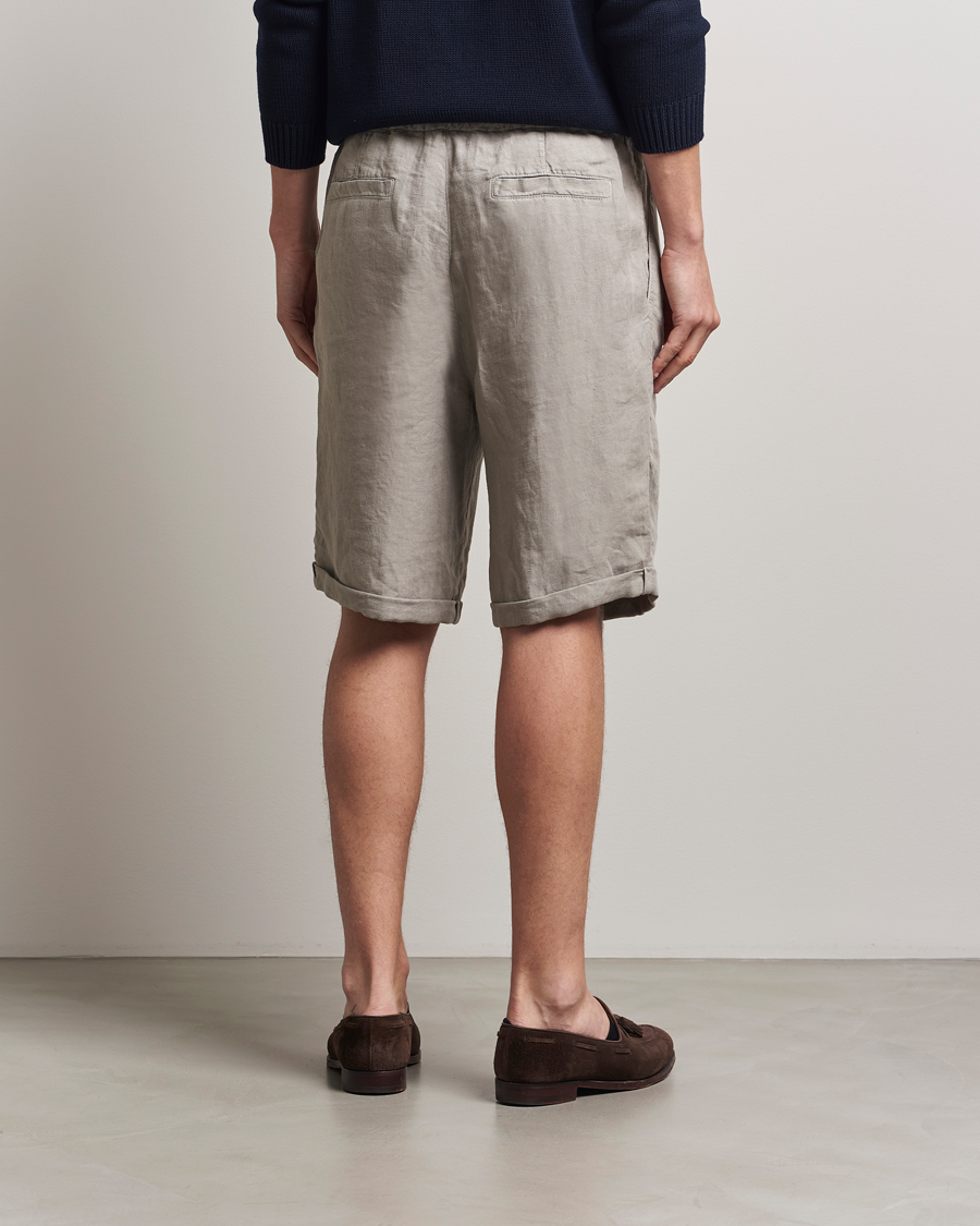 Homme | Shorts | Brunello Cucinelli | Drawstring Shorts Khaki