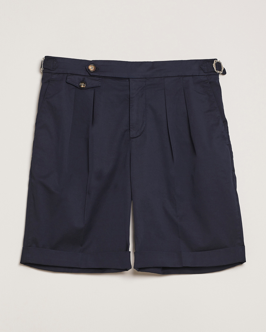 Homme | Shorts | Brunello Cucinelli | Cotton Chino Shorts Navy