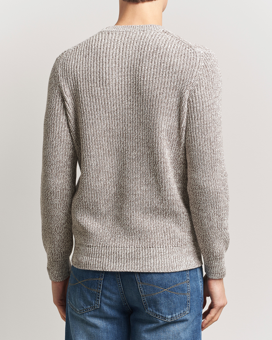 Homme | Pulls Et Tricots | Brunello Cucinelli | Melange Rib Sweater Beige