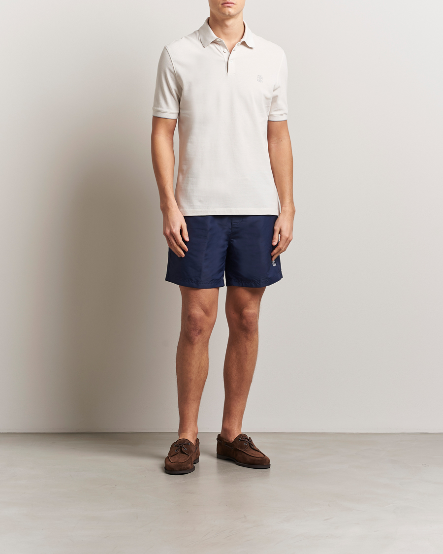 Homme | Maillots De Bain | Brunello Cucinelli | Nylon Swim Trunks Navy