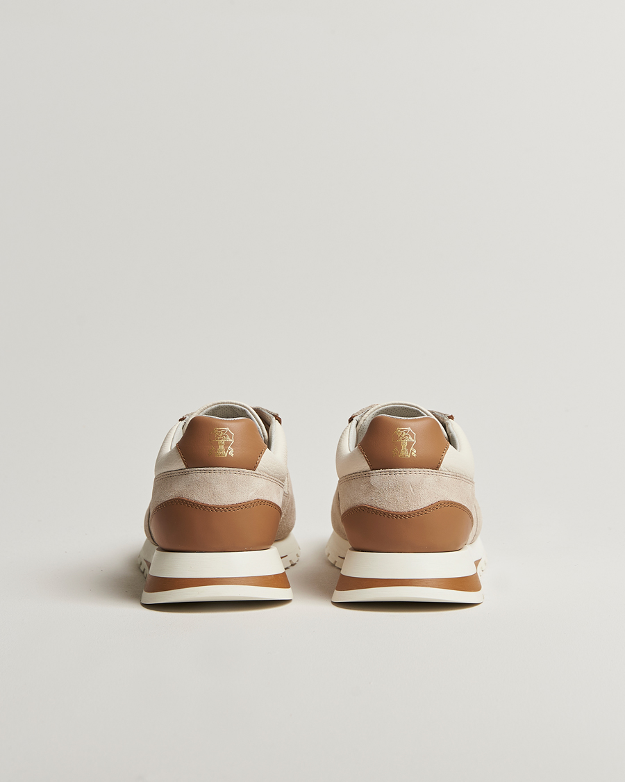 Homme | Brunello Cucinelli Luxury Running Sneakers Light Beige | Brunello Cucinelli | Luxury Running Sneakers Light Beige