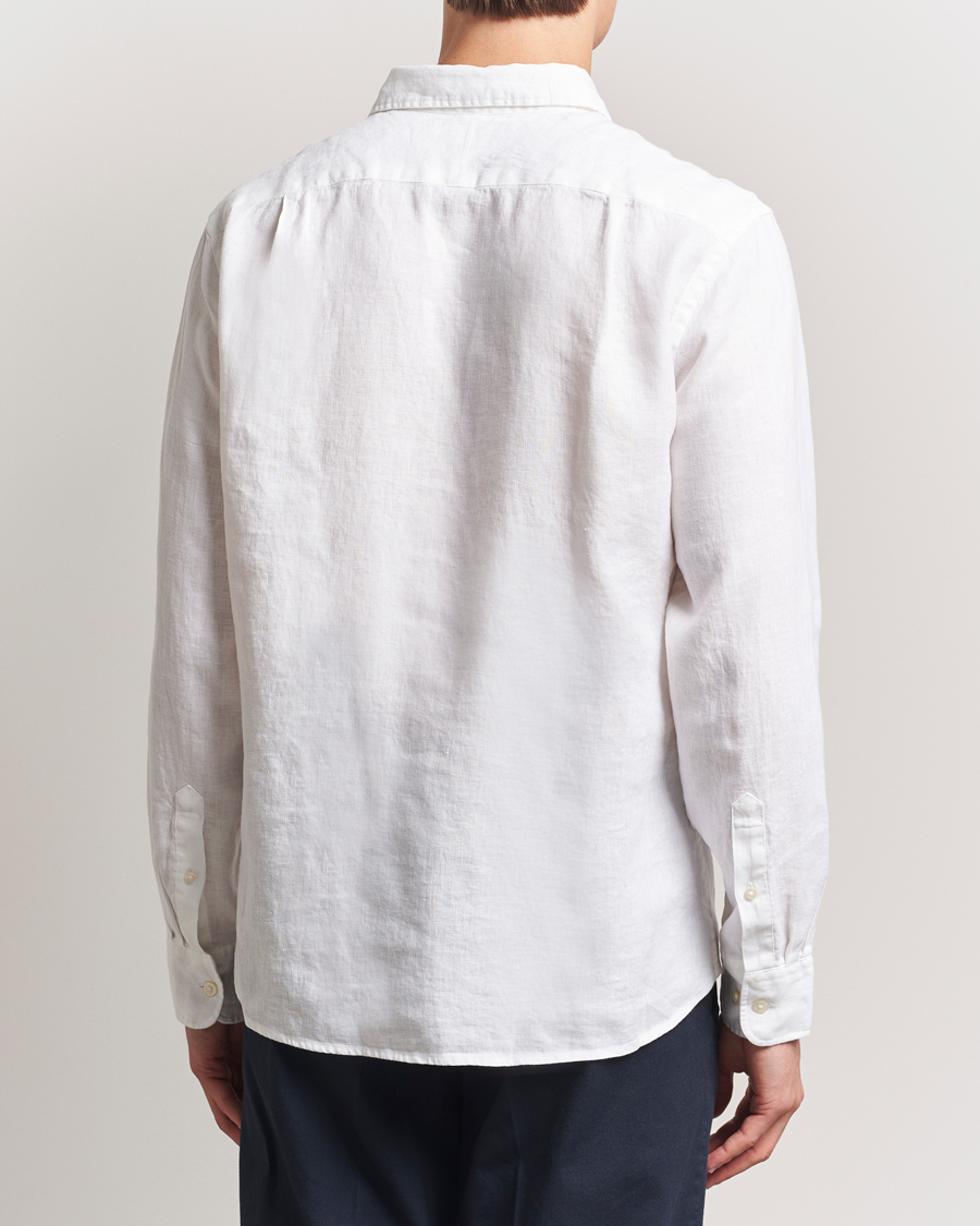 Homme | Chemises | Charles Tyrwhitt | Pure Linen Slim Fit Shirt White