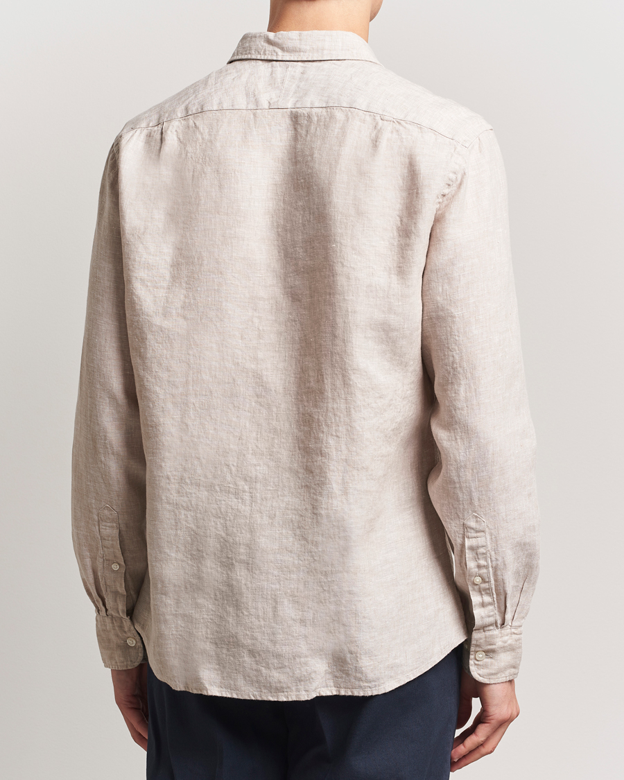 Homme | Chemises | Charles Tyrwhitt | Pure Linen Slim Fit Shirt Oatmeal