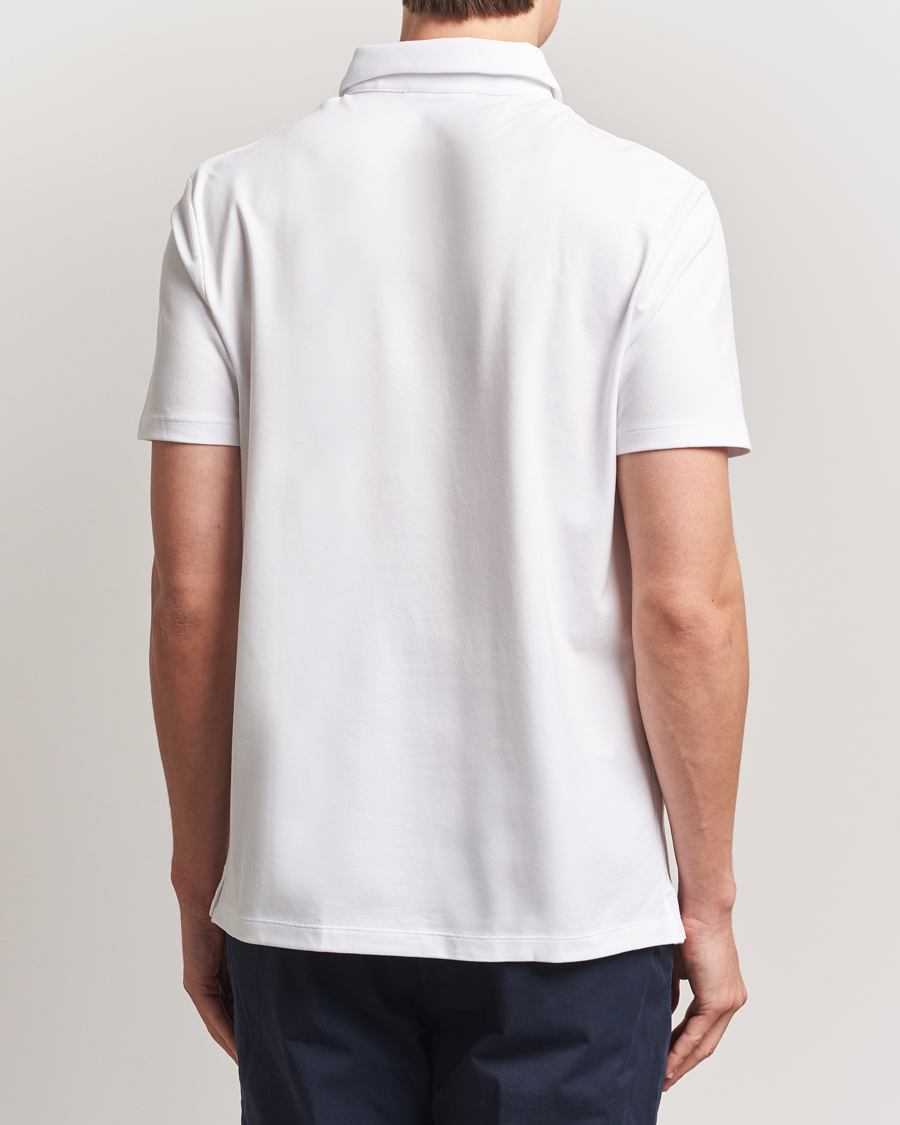 Homme | Polos | Charles Tyrwhitt | Short Sleeve Cotton Pique Polo White