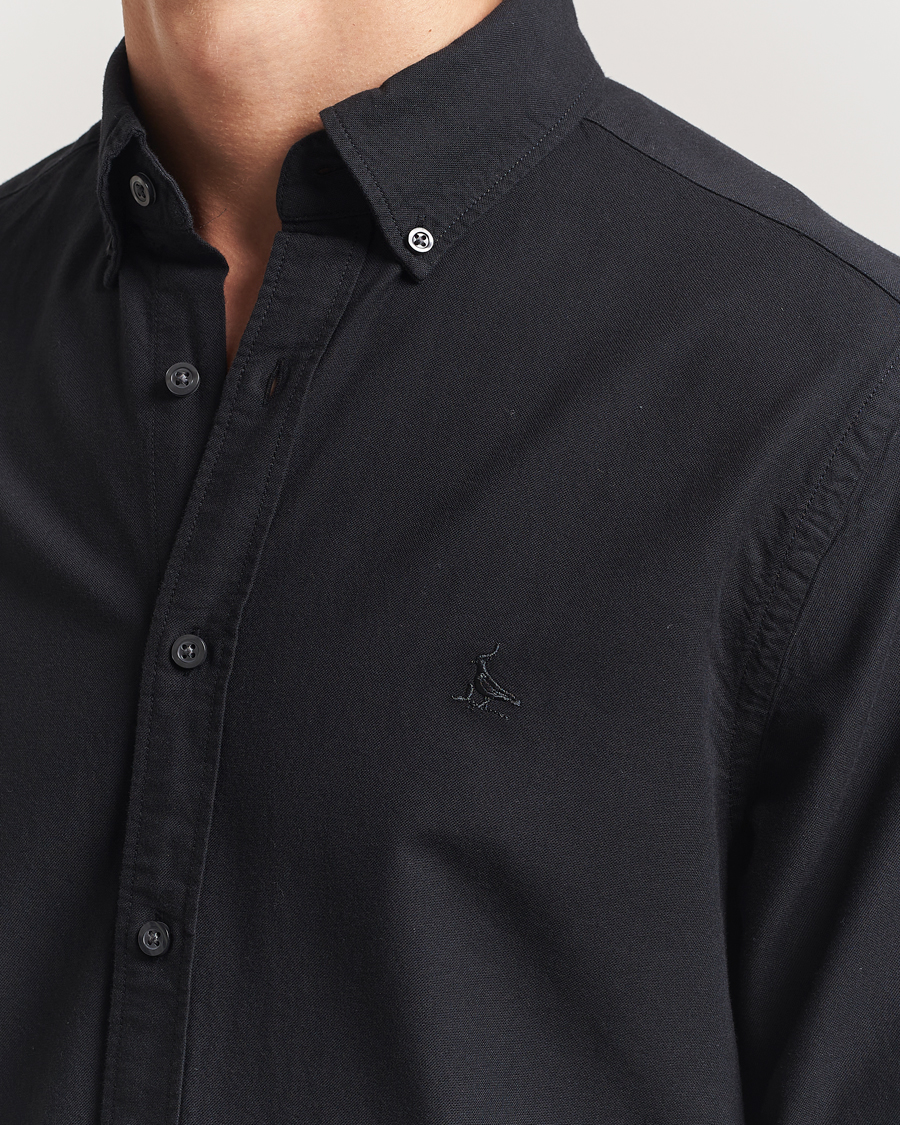 Homme | Chemises | Charles Tyrwhitt | Button Down Stretch Oxford Shirt Black