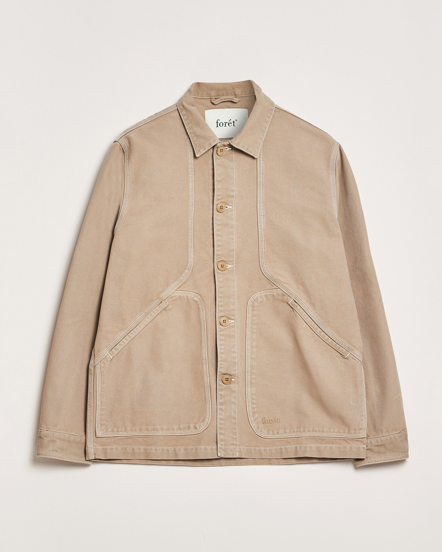 Homme | Chemises | Forét | Berry Canvas Overshirt Khaki