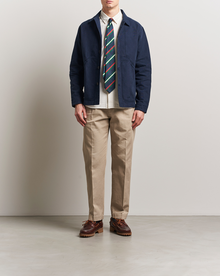 Homme | Chemises | Forét | Berry Canvas Overshirt Navy