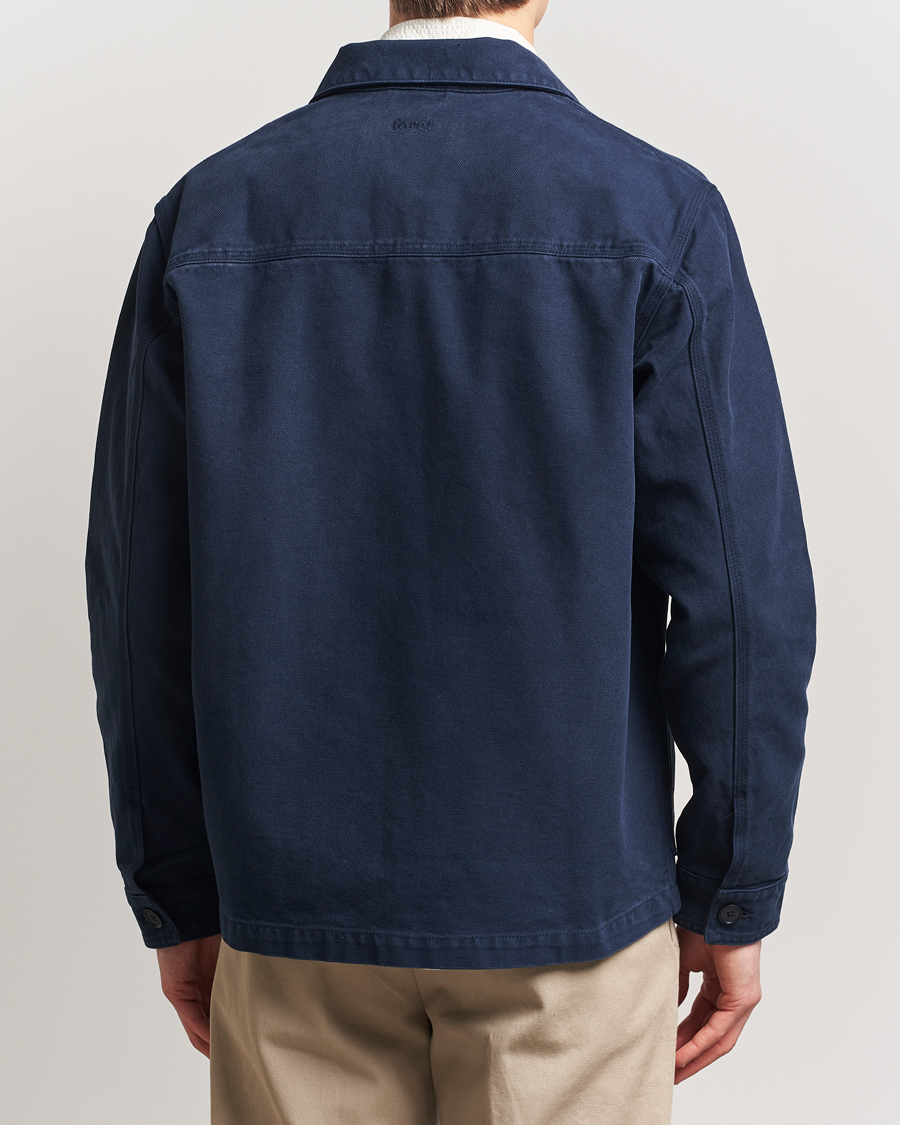 Homme | Chemises | Forét | Berry Canvas Overshirt Navy