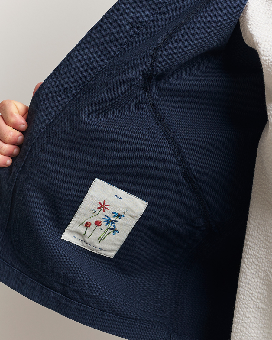 Homme | Chemises | Forét | Berry Canvas Overshirt Navy