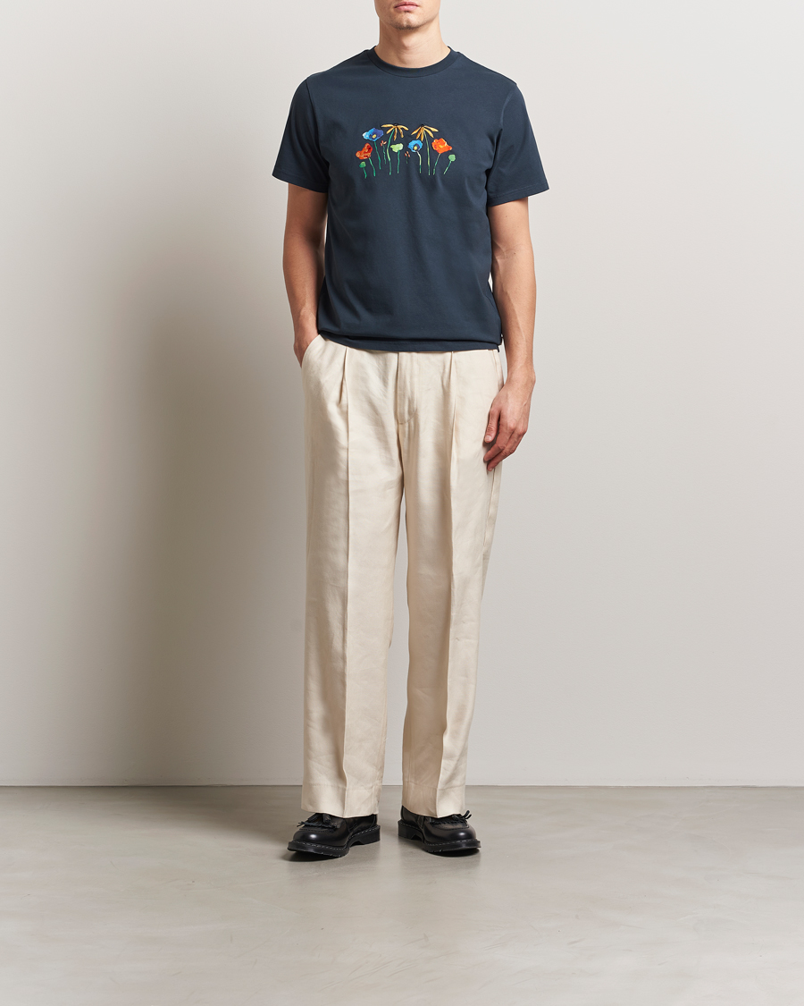 Homme | T-shirts | Forét | Botanic T-Shirt Navy